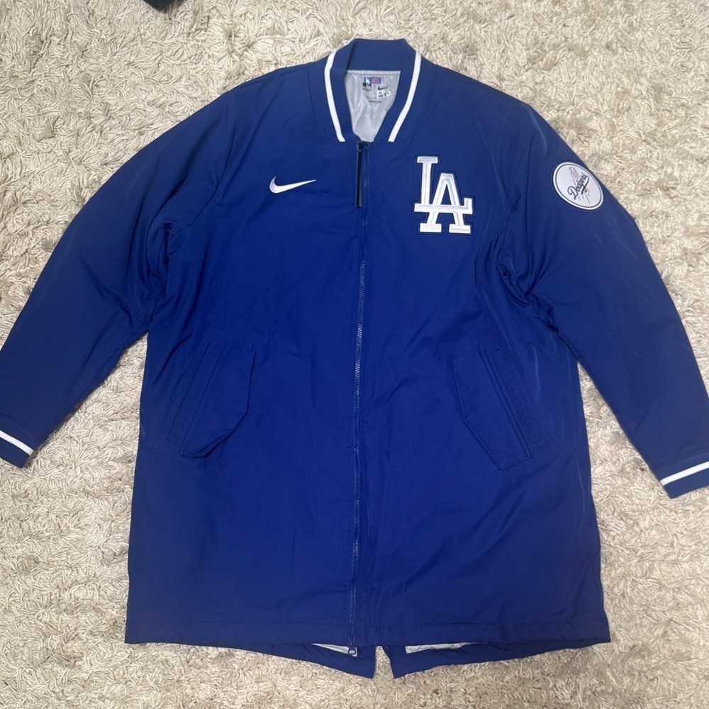 Nike LA Dodgers Insulated Full Zip Jacket Player Issued Stadium Exclusive